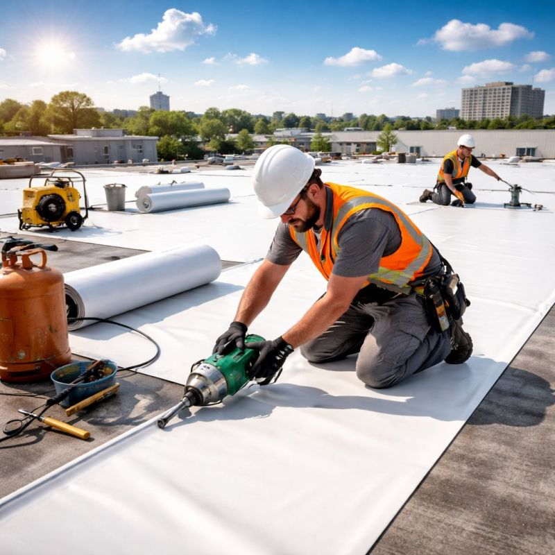 Epdm Roof Installation detail